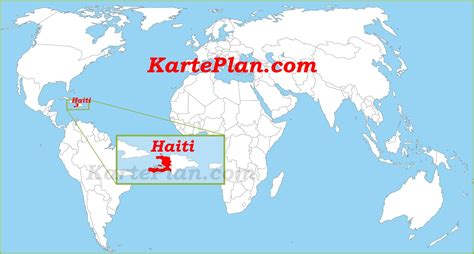 wo liegt haiti auf der weltkarte